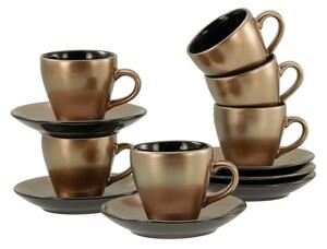 Creatable Kavni Servis Golden Days Black, 12-Delni