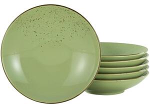 Creatable Set Globokih Krožnikov Green, 6-Delni