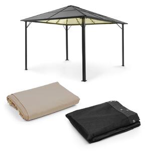 Blumfeldt Pantheon Solid Sky Ambient Solar, paviljon, 3 × 4 m, solarna razsvetljava