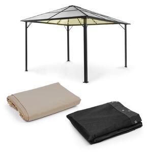 Blumfeldt Pantheon Solid Sky Ambient Solar, paviljon, 3 × 4 m, solarna razsvetljava