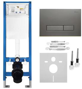 Podometni Set za WC Slim 024N z Gumbom HD Titan