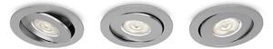 Philips 59183/48/16 - SET 3x LED Vgradna svetilka ASTEROPE LED/4,5W/230V