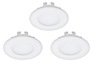 Eglo 94732 - KOMPLET 3x LED Vgradna svetilka FUEVA 1 1xLED/2,7W/230V