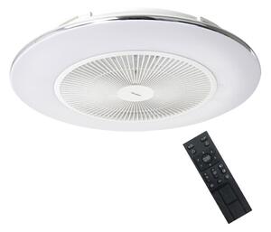 Brilagi - LED Zatemnitvena svetilka z ventilatorjem AURA LED/38W/230V bela + Daljinski upravljalnik