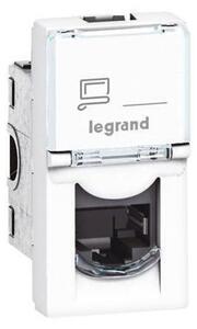 Legrand 76551 - Vtičnica MOSAIC 1xRJ45 razred 5E UTP 1M bela