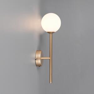 Trio Lighting Stenska svetilka Firano, zlata barva, višina 42 cm, kovina, Zlata / medeninasta, Dnevna soba / jedilnica, Kovina, Sodobni