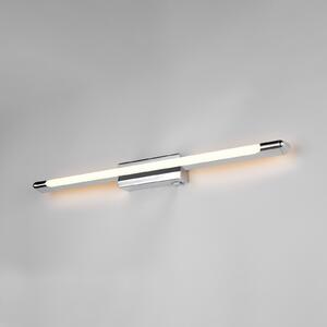 Trio Lighting LED-stenna svetilka Alberto, krom, širina 71 cm, kovina, IP44, zatemnjen, Krom, Kopalnica, Kovina, Sodobni