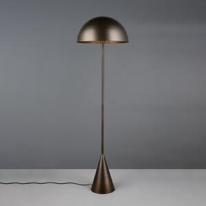 Trio Lighting Stoječa svetilka Alfie, platinasta barva, višina 130 cm, kovina, E27, Kovinska, Dnevna soba / jedilnica, Kovina
