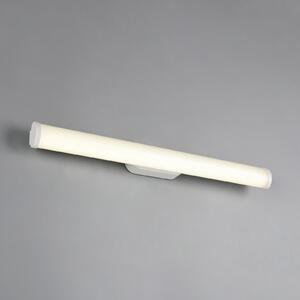Trio Lighting LED-stenna svetilka Ernesto, mat bela, širina 60 cm, 4.000 K, IP44, Bela, Kopalnica, Kovina, Sodobni