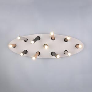 Trio Lighting Stropna svetilka Terloa, pisana, dolžina 110 cm, kovinska, z 11 kraki., Večbarvna, Dnevna soba / jedilnica, Kovina, Sodobni
