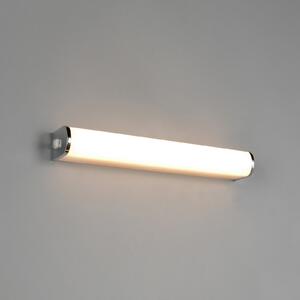 Trio Lighting LED-stenna svetilka Giacomo, širina 41 cm, krom, kovina, IP44, Krom, Kopalnica, Kovina, Sodobni
