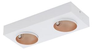 Eglo 39374 - LED Zatemnitvena stropna svetilka RONZANO 2xLED/3,3W/230V