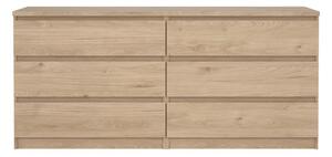 Komoda v hrastovem dekorju 154x70x50 cm Naia – Tvilum
