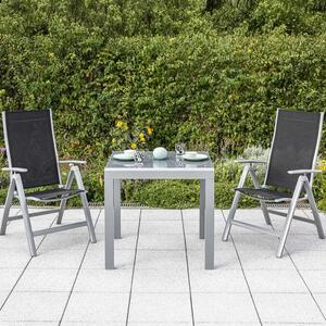 Gardenson Balkonska Garnitura Carrara, 3-Delno, Črna