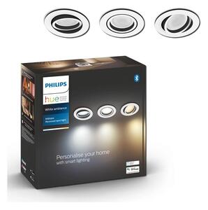 Philips - SET 3x LED Zatemnitvena vgradna svetilka Hue 1xGU10/5,7W/230V