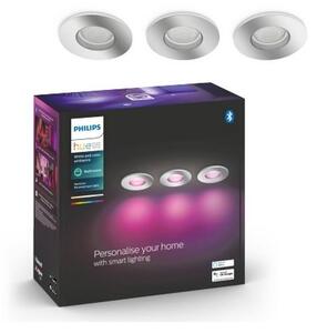 Philips - SET 3xLED RGB Zatemnitvena kopalniška svetilka Hue 1xGU10/5,7W/230V IP44