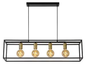 Lucide 00424/04/30 - Lestenec na vrvici RUBEN 4xE27/40W/230V
