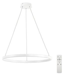 Top Light - LED Zatemnitveni lestenec na vrvici LED/30W/230V bela + Daljinski upravljalnik