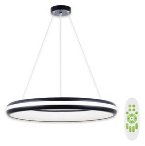 Top Light - LED Zatemnitveni lestenec na vrvici FUTURA LED/60W/230V črna + Daljinski upravljalnik