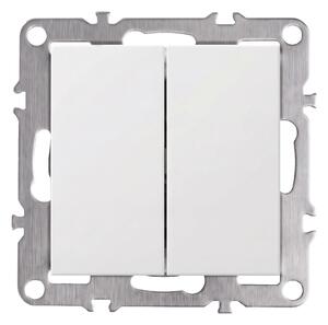 Dvojno Stikalo OSTE JNH007-W WHITE