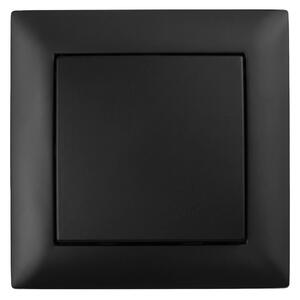 Enojno Stikalo z Okvirjem OSTE JNH006-W BLACK