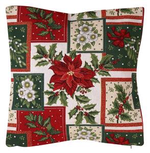 Gobelin vzglavnik Poinsettie 45 x 45 cm