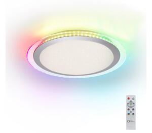 Leuchten Direkt 15411-2 - LED RGB Zatemnitvena stropna svetilka CYBA 26W/230V + Daljinski upravljalnik