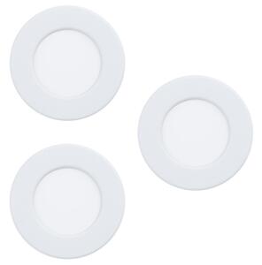 Eglo 33217 - SET 3xLED RGBW Zatemnitvena vgradna svetilka FUEVA LED/3W/230V