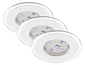 Briloner 7197-036-SET 3x LED Zatemnitvena kopalniška svetilka LED/4,5W/230V IP44