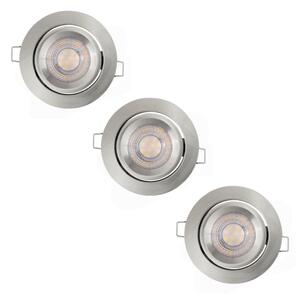 Ledvance - SET 3x LED Zatemnitvena vgradna svetilka SIMPLE LED/4,9W/230V