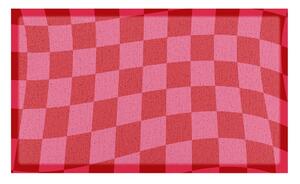 Predpražnik iz reciklirane plastike 40x70 cm Wavy Checkerboard – Artsy Doormats