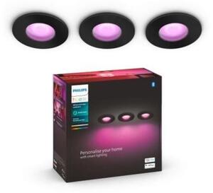 Philips-SET 3x LED RGBW Zatemnitvena kopalniška svetilka Hue XAMENTO 1xGU10/5,7W/230V