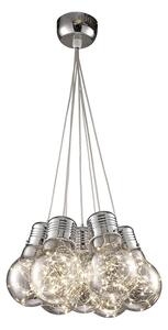 Klausen 142008 - LED Lestenec na vrvici BULBS LED/30W/230V sijajni krom