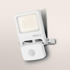 OSRAM zunanji žaromet ENDURA FLOOD, bel, senzor 20 W 830 IP44, Bela, Aluminij