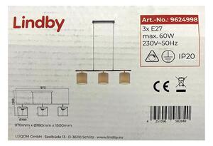 Lindby - Lestenec na vrvici ZALIA 3xE27/60W/230V