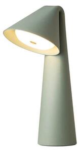 FRANDSEN LED-akumulatorska namizna svetilka Ami, zelena, 32 cm, z možnostjo, zatemnjen, Zelena, Dnevna soba / jedilnica, Plastika, Sodobni