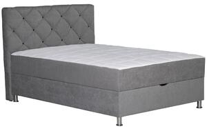 Modern Living Postelja Z Vzmetnico Black Diamant, 120x200, Siva
