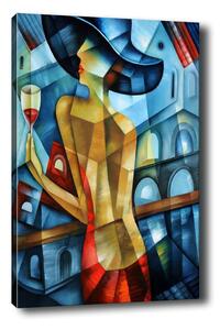 Slika Tablo Center Cubistic Lady, 50 x 70 cm