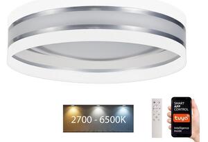 LED Zatemnitvena stropna svetilka SMART CORAL LED/24W/230V Wi-Fi Tuya bela + DU