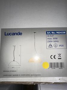 Lucande - Lestenec na vrvici LOURENCO 3xE27/60W/230V