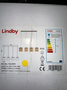 Lindby - Lestenec na vrvici ZALIA 4xE27/60W/230V