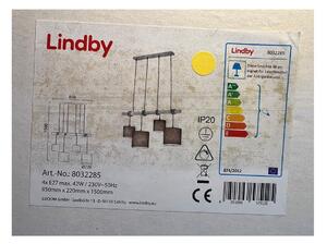 Lindby - Lestenec na vrvici RUKAIA 4xE27/42W/230V