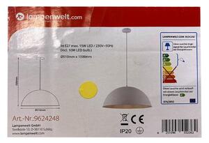 Lampenwelt - LED Lestenec na vrvici 1xE27/10W/230V