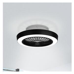 Eglo 35096 - LED Zatemnitveni stropni ventilator SAZAN LED/37,8W/230V črn + daljinski upravljalnik