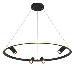 Zambelis 22013 - LED Zatemnitveni lestenec na vrvici LED/59W/230V pr. 79 cm črn