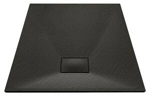 Sanotechnik Tuš kad SMC (Do x Š: 90 x 90 cm, Plastika, črna)