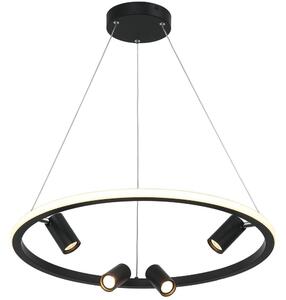 Zambelis 22012 - LED Zatemnitveni lestenec na vrvici LED/47W/230V pr. 60 cm črn