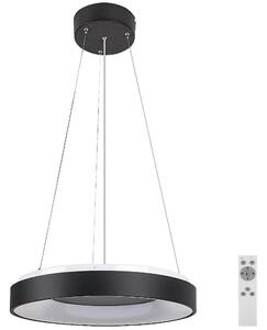 Rabalux 72001 - LED Zatemnitveni lestenec na vrvici CEILO LED/38W/230V črna + Daljinski upravljalnik