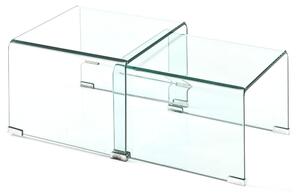 Steklene mizice v kompletu 2 ks 44.5x49 cm Cristal – Tomasucci