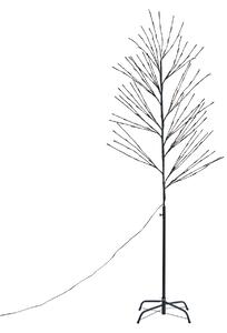 Božično drevo črno 200 cm vklj. LED IP44 - Vixen